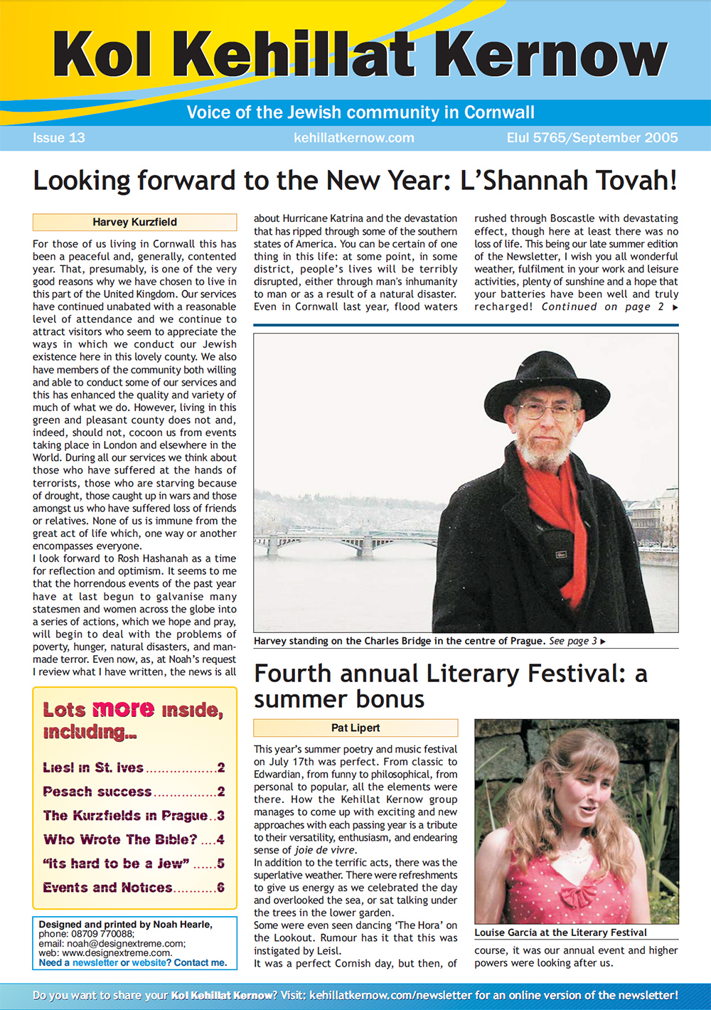 Newsletter cover