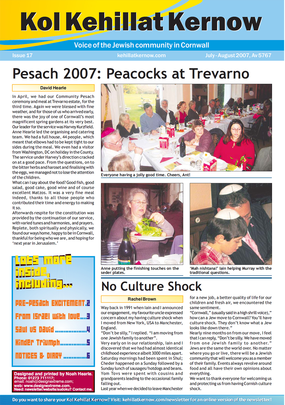 Newsletter cover