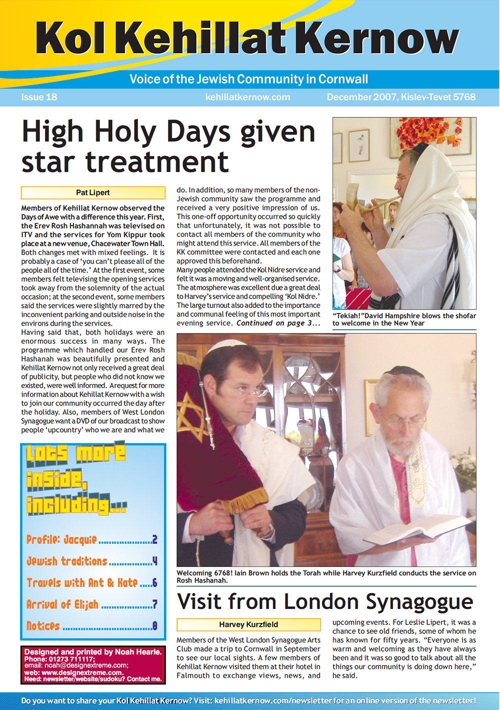 Newsletter cover