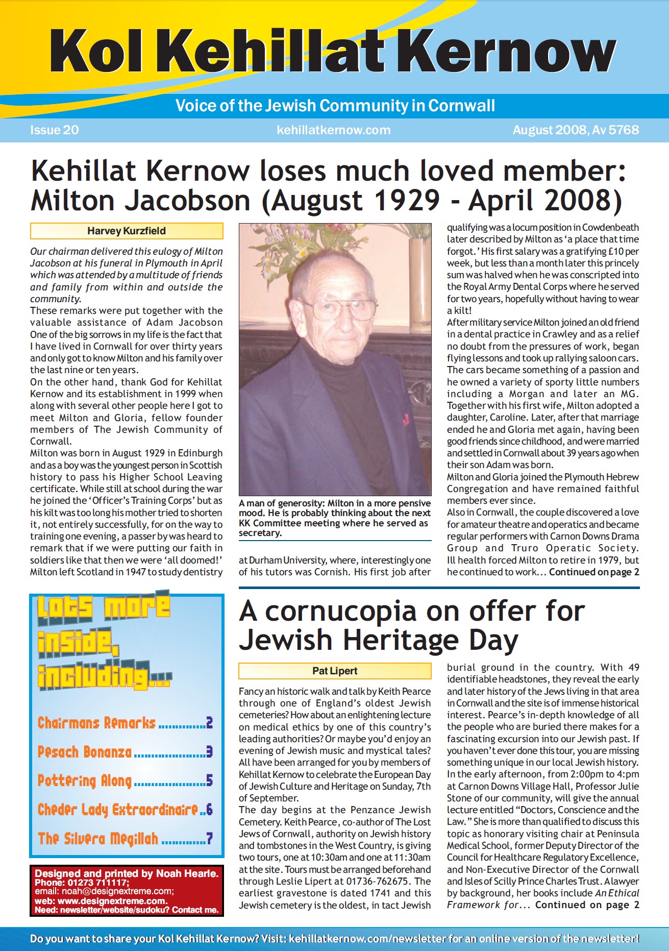 Newsletter cover