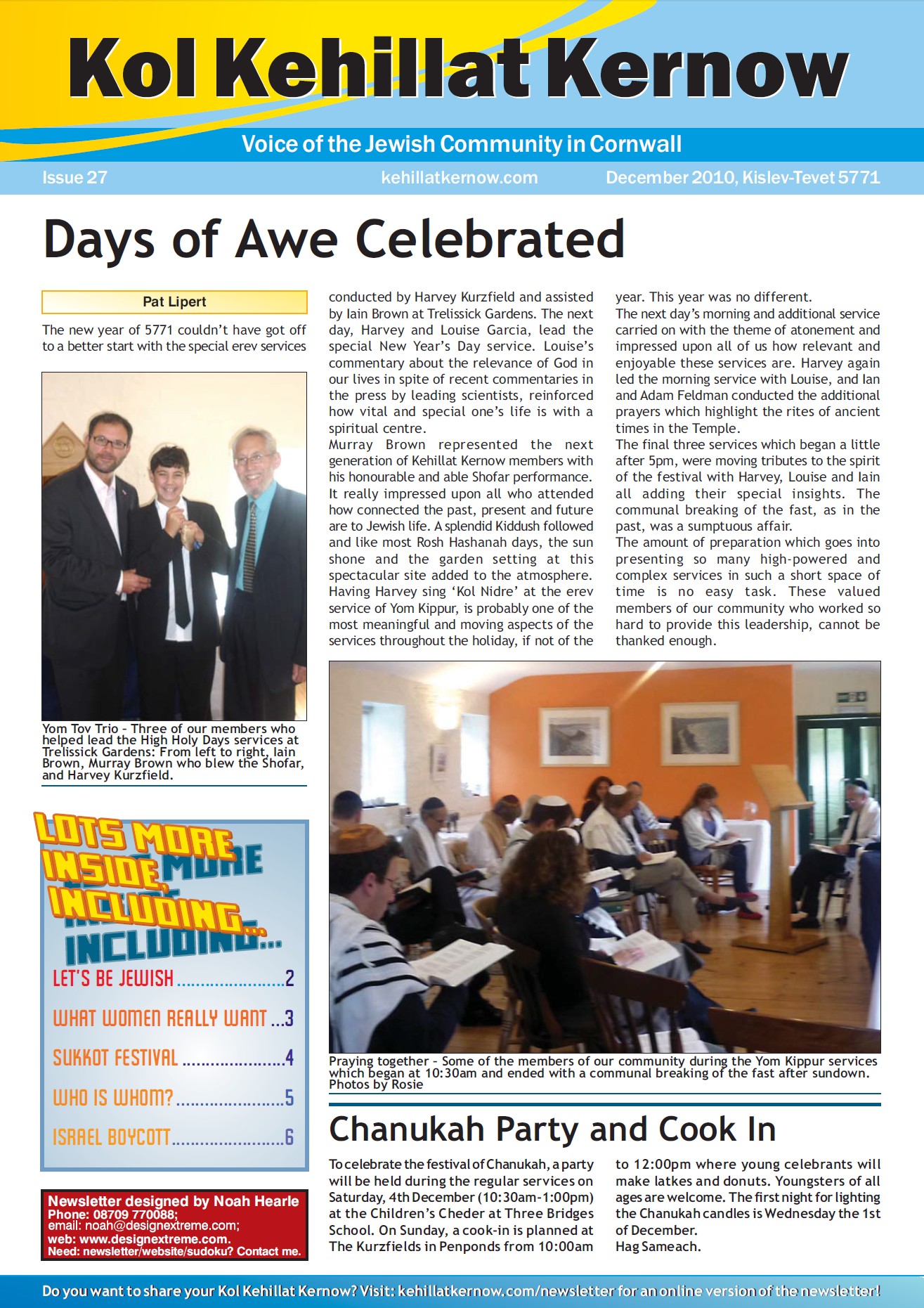 Newsletter cover