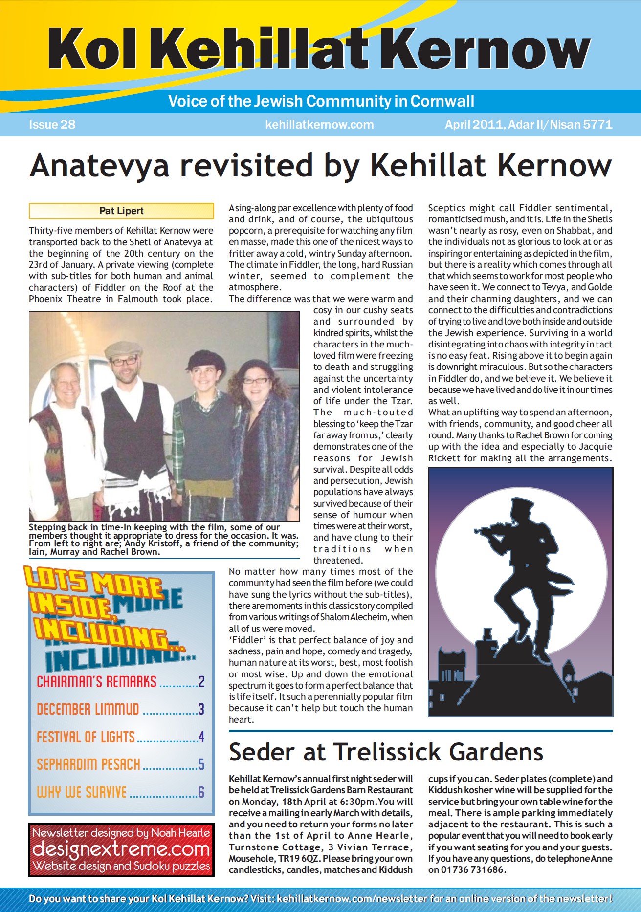Newsletter cover