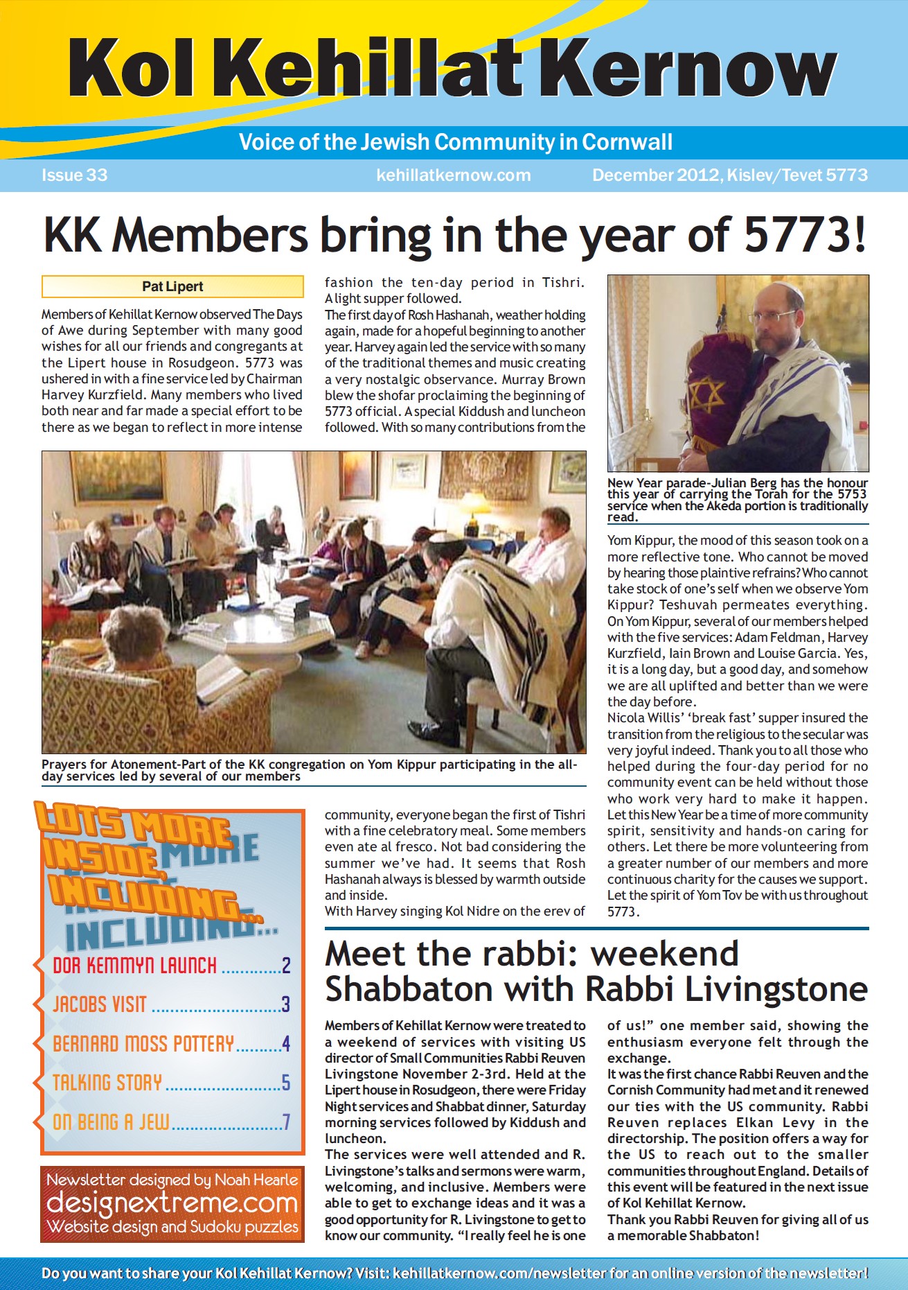 Newsletter cover