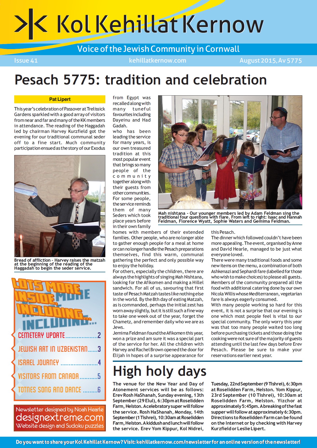 Newsletter cover