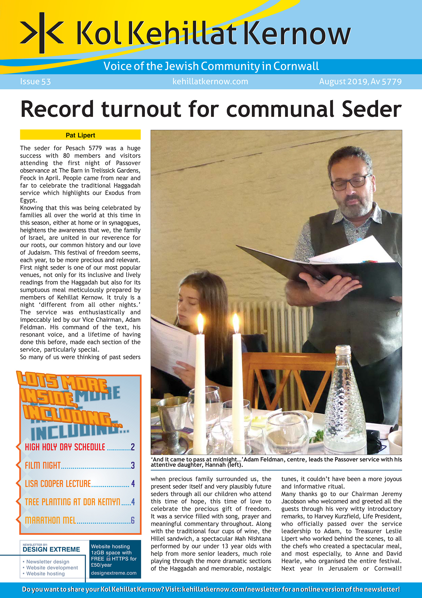 Newsletter cover