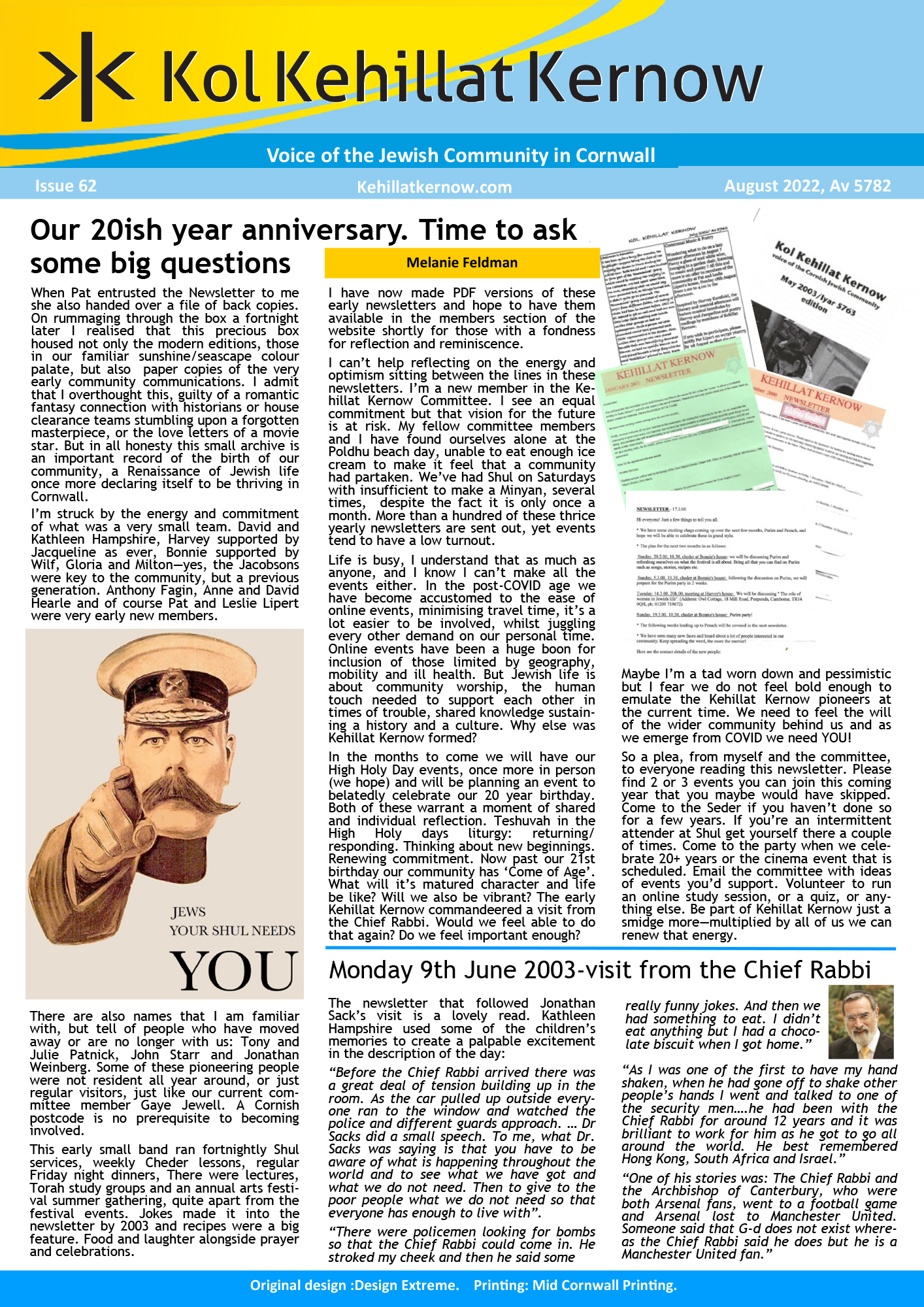 Newsletter cover